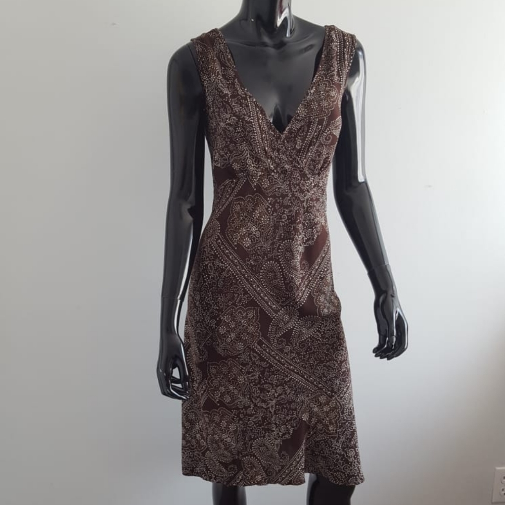 Bh Volucious Stunning Brown Dress M (E)